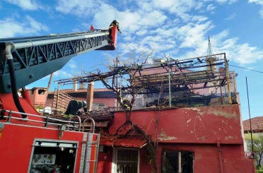 Burdur’da müstakil evde yangın paniği 