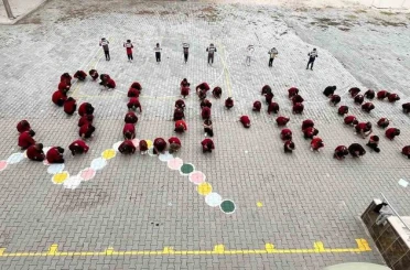 Burdur’da okullarda Filistin için farkındalık etkinliği 