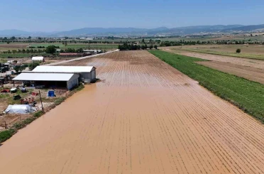 Bursa Yenişehir’de sel ve dolu felaketi 