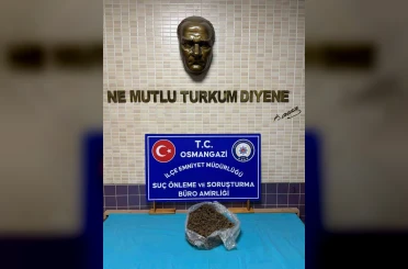 Bursa’da 1 kilo 280 gram esrar ele geçirildi 