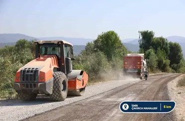 Bursa’da 5 ilçede yollar yenileniyor
