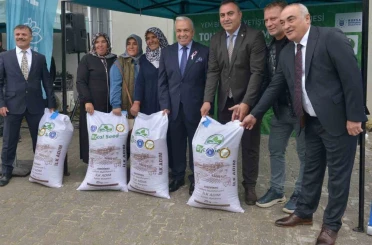 Bursa’da çiftçilere tohum desteği 