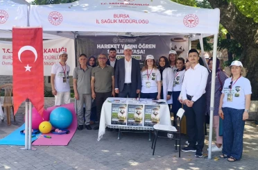 Bursa’da hareket yaşını öğren kampanyasına yoğun ilgi 