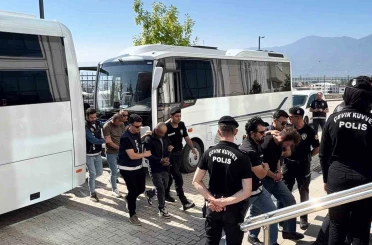 Bursa’da hava destekli uyuşturucu operasyonu: 17 tutuklama 