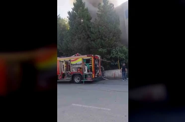 Bursa’da korkutan fabrika yangını 