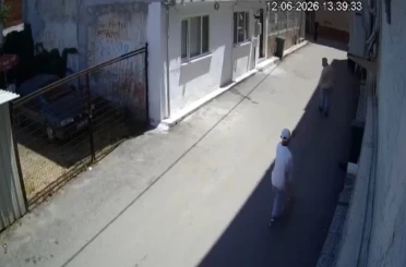 Bursa’da kurşunların havada uçuştuğu çatışma kamerada 