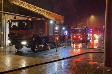 Bursa’da mobilya fabrikası yangını 