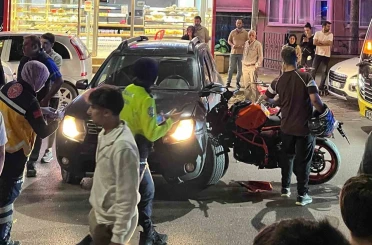 Bursa’da motosiklet ile otomobil çarpıştı: 1 yaralı 