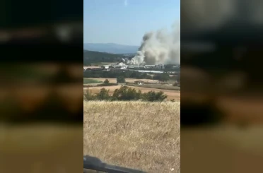 Bursa’da tavuk çiftliğinde yangın 