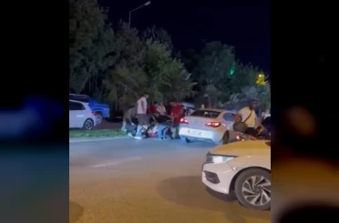 Bursa’da yol verme tartışması kavgaya dönüştü: O anlar kamerada 