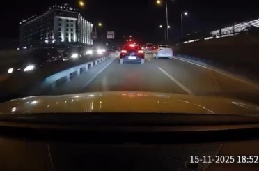 Bursa’da zincirleme kaza kameraya yansıdı 