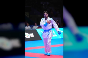 Büyükler Avrupa Karate Şampiyonası’nda Ömer Faruk Yürür altın madalya kazandı 