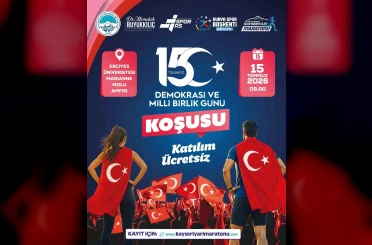 Büyükşehirden 15 Temmuz Demokrasi ve Milli Birlik Günü’ne anlamlı koşu 