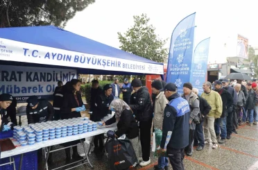 Büyükşehir’den vatandaşlara kandil helvası 