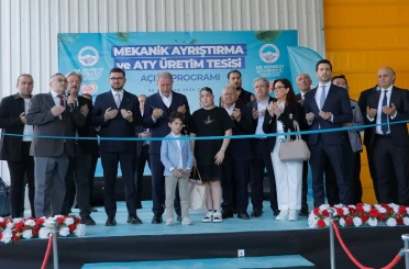 Büyükşehir’in Mekanik Ayırma ve ATY Üretim Tesisi açıldı 