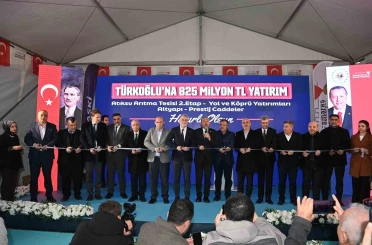 Büyükşehir’in Türkoğlu’ndaki 825 milyonluk dev yatırımlarının açılışı gerçekleştirildi 