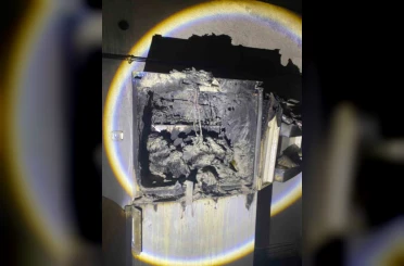 Buzdolabı bomba gibi patladı 