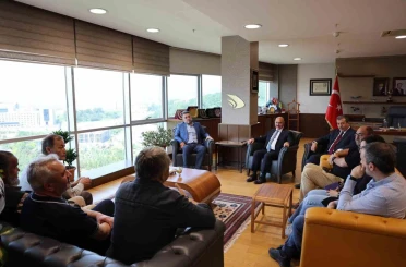 Çalışan Gazeteciler öneri ve taleplerini Rektör Prof. Dr. Sözbir’e anlattılar 