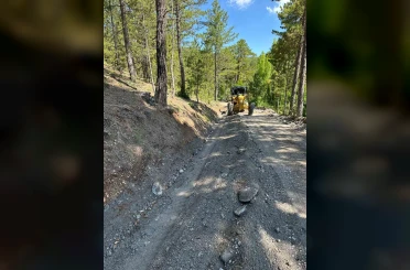 Çameli Yaylapınar Mahallesi’nde asfalt öncesi hazırlıklar devam ediyor 