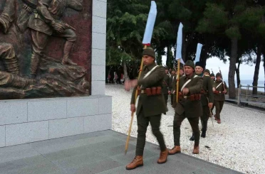 Çanakkale Kara Savaşları’nın 111’inci yıl dönümü tören provası yapıldı 