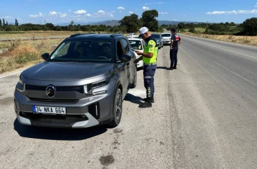 Çanakkale’de jandarma ekiplerince trafik denetimi 