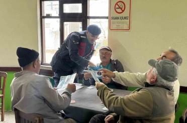 Çanakkale’de jandarmadan köylerde dolandırıcılık ve hırsızlığa karşı bilgilendirme çalışması 
