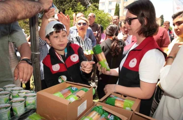 Çanakkale’de miniklerle Dünya Süt Günü kutlaması 