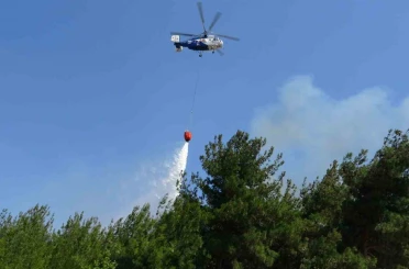 Çanakkale’de tarım arazisinde çıkan yangın kontrol altına alındı 