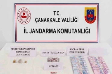 Çanakkale’de uyuşturucu operasyonu: 3 şüpheli tutuklandı 