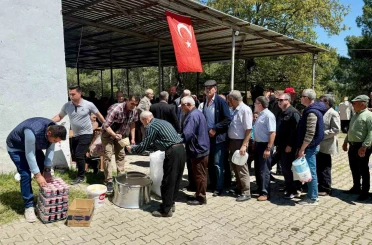 Çan’da geleneksel ilk köy hayrı yapıldı 