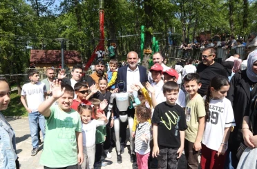 Canik Macera Parkı’nda ilk gün rekoru: 10 bin ziyaretçi 