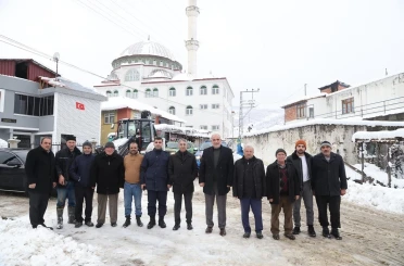 Canik’te kar mesaisi: Kaymakam Aydın ve Başkan Sandıkçı sahada 