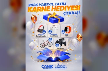 Canik’te karne hediyesi geleneği devam ediyor 