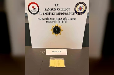 Canik’te sentetik uyuşturucu ele geçirildi 