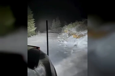 Çankırı’da kar yağışı etkili oldu 