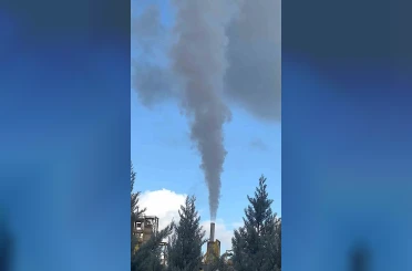 Cargill Bursa’dan çıkan dumanlar gökyüzünü griye boyadı 