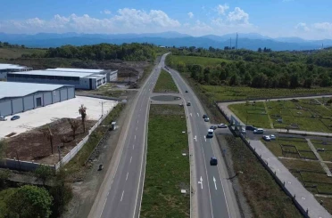 Çarşamba-Ayvacık yolunda çalışmalar hızlandı 