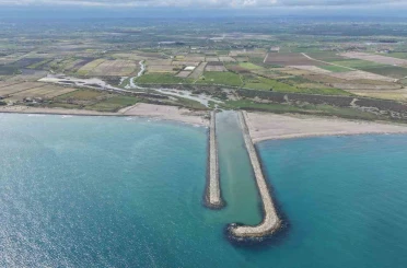 Çarşamba Dumanlı Denize Çıkış Yapısı tamamlandı 
