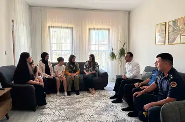 Çavdarhisar Kaymakamı Mantı’dan şehit ailelerine ziyaret
