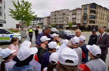 Çaycuma’da öğrencilere trafik bilinci aşılandı 