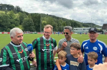 Çaycumaspor ile SSV Elspe arasında dostluk kazandı 
