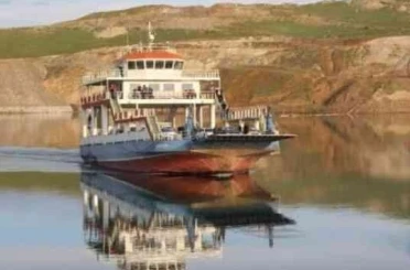 Çemişgezek’te feribot seferleri hava şartları nedeniyle durduruldu 