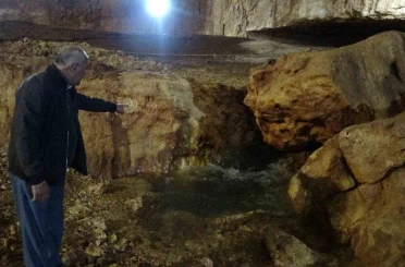 Cennet Obruğu’ndan 13 yıl sonra su çıktı 
