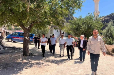Çermik kaymakamı yol yapım çalışmalarını denetledi 