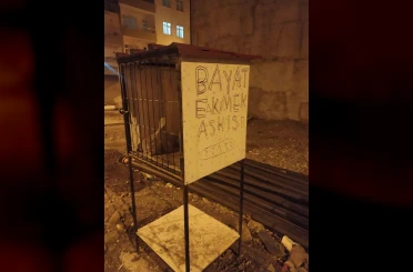 Çermik’te bir vatandaş israfı önlemek için ’bayat etmek dolabı’ yaptı 