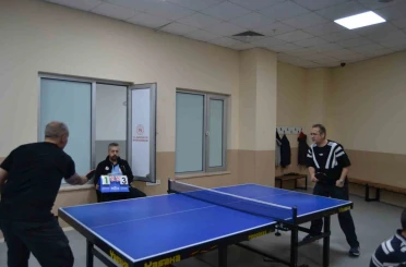 Ceza İnfaz Personeli günü masa tenisi turnuvasıyla kutlandı 