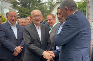 CHP Genel Başkanı Kılıçdaroğlu partililerle bayramlaştı 