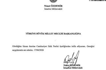 CHP İstanbul Milletvekili Nimet Özdemir partisinden istifa etti 
