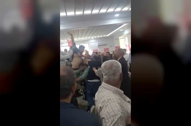 CHP Samandağ ilçe kongresinde kavga çıktı 