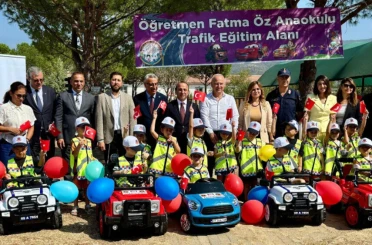 Çine’de öğrenciler akülü araçla trafik kurallarını uygulamalı öğrenecek 